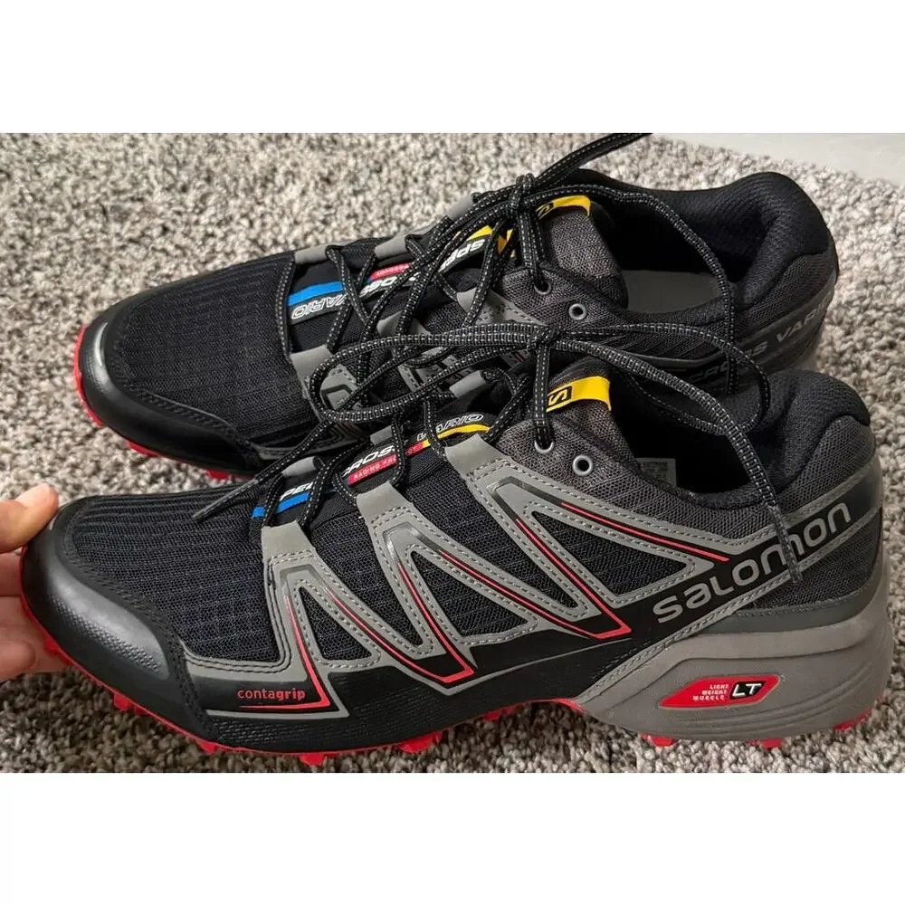 Salomon Speedcross vario black trail running shoes men\'s size 12.5 Amazon.com | Salomon Men main image 2